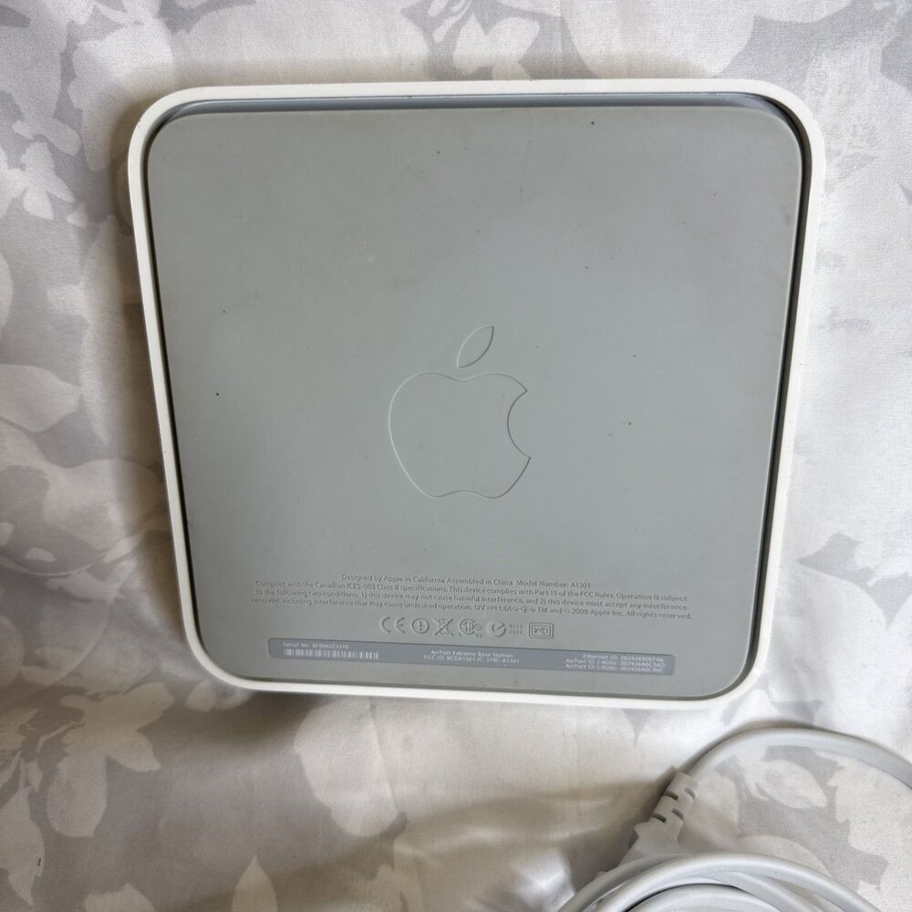 2008 Apple AirPort Extreme Base Station Model A1301 Wireless Router